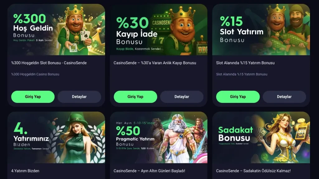 casinosende giriş